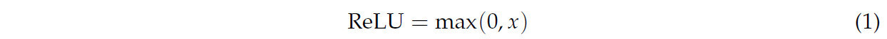  где<span class="html-italic">x</span>— входное значение, ReLU — выход функции, а «0» — фиксированное значение для всех отрицательных значений и нуля: 